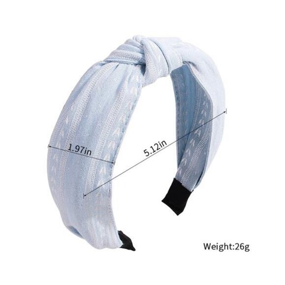 Hairband, 6 Pcs Headbands for Women - Light Color, Fashion Cotton-flax - Picture 5 of 7